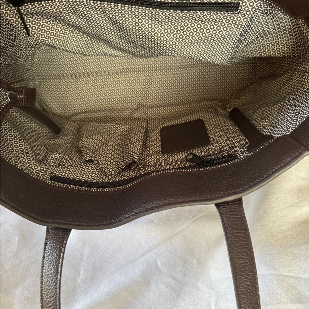 Brighton Wesley Leather tote in Cocoa Tobacco - Picture 10 of 16